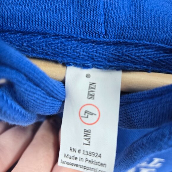 Lane Seven Blue Dog Cone Humor Hooded Sweatshirt Size XL - Picture 11 of 12